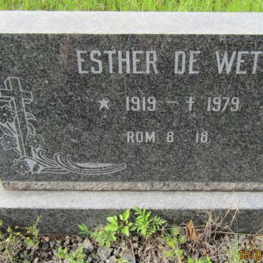 WET Esther, de 1919-1979