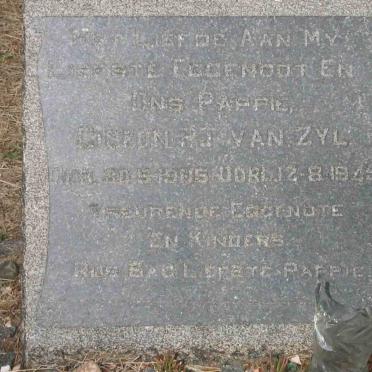 ZYL Gideon P.J., van 1905-1945