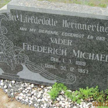 ? Frederich Michael 1889-1957 &amp; Maria Elizabeth BRUMMER 1897-1986