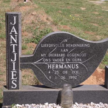 JANTJIES Hermanus 1931-1992