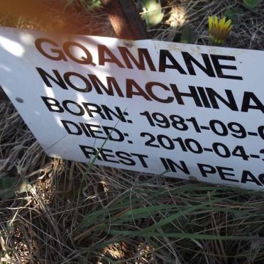 GQAMANE Nomachina 1981-2010