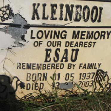 KLEINBOOI Esau 1937-2003