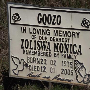 GQOZO Zoliswa Monica 1975-2005