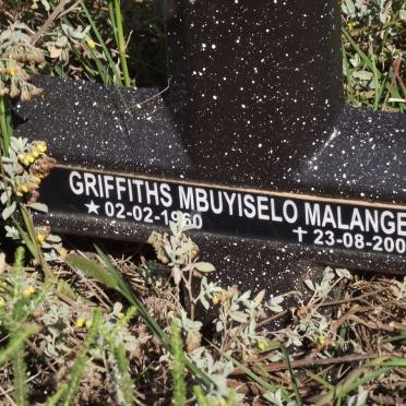 MALANGENI Griffiths Mbuyiselo 1960-2009