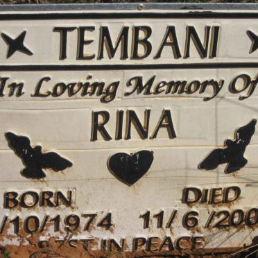 TEMBANI Rina 1974-2008