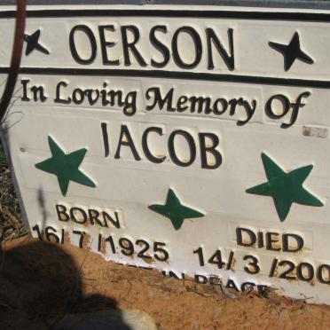 OERSON Jacob 1925-2009