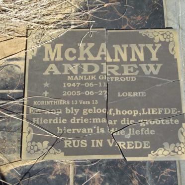 McKANNY Andrew 1947-2005