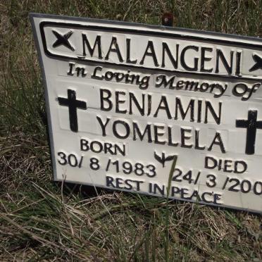 MALANGENI Benjamin Yomelela 1983-2005