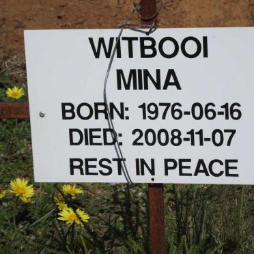 WITBOOI Mina 1976-2008