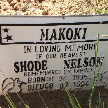 MAKOKI Shode Nelson 1935-1994