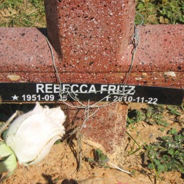 FRITZ Rebecca 1951-2010