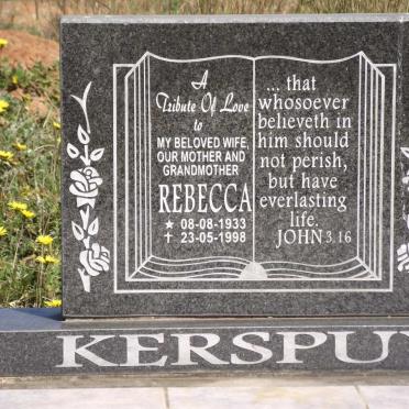 KERSPUY Rebecca 1933-1998