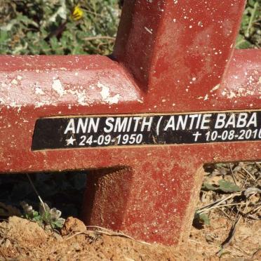 SMITH Ann 1950-2010