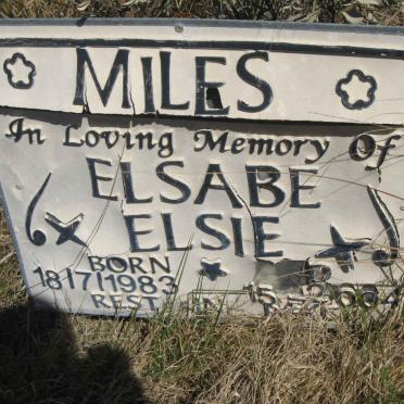 MILES Elsabe Elsie 1983-2004