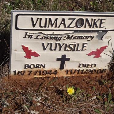 VUMAZONKE Vuyisile 1944-2006