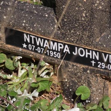 VENA Ntwampa John 1950-2009