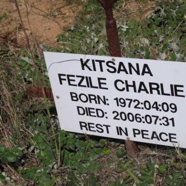 KITSANA Fezile Charlie 1972-2006