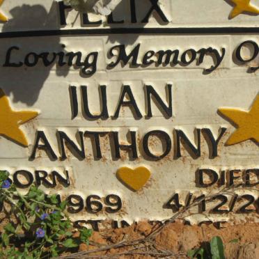 FELIX Juan Anthony 1969-2009