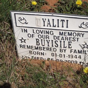 TYALITI Buyisile 1944-2009