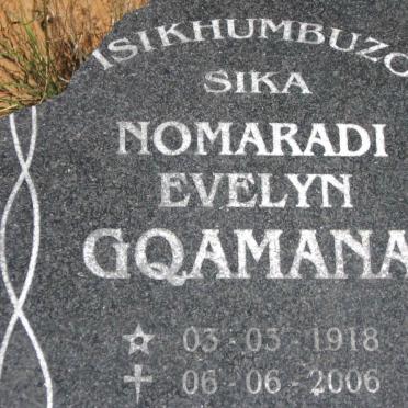 GQAMANA Nomaradi Evelyn 1918-2006