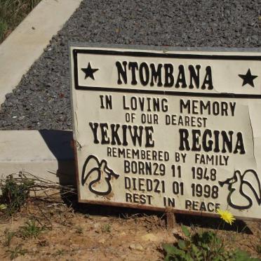 NTOMBANA Yekiwe Regina 1948-1998