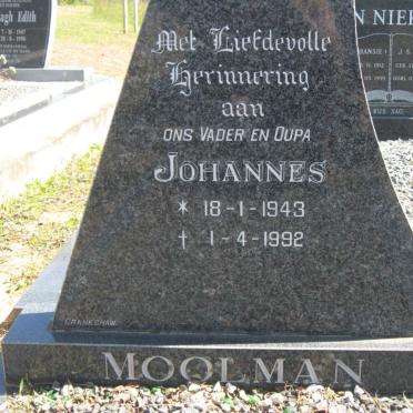 MOOLMAN Johannes 1943-1992