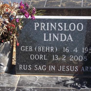 PRINSLOO Linda nee BEHR 1958-2008