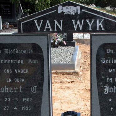 WYK Robert C., van 1902-1995 &amp; Johanna K. 1908-1988