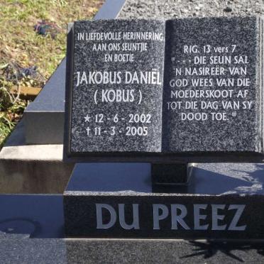 PREEZ Jakobus Daniël, du  2002-2005