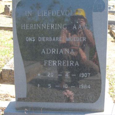 FERREIRA Adriana 1907-1984