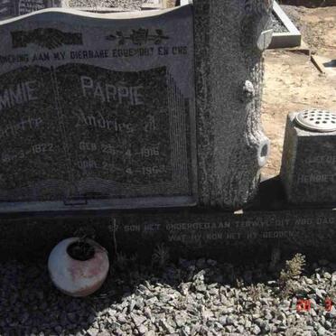 JAGER Andries J., de 1916-1963