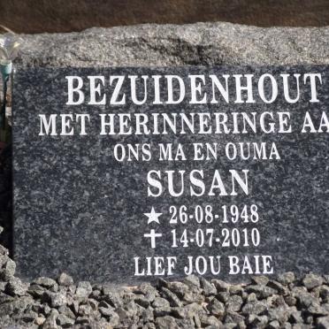 BEZUIDENHOUT Susan 1948-2010