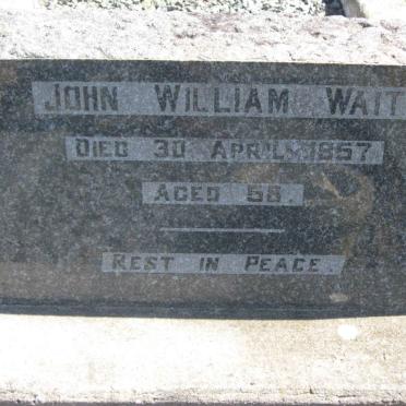 WAIT John William -1957