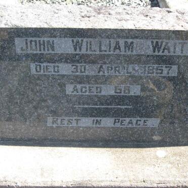 WAIT John William -1957