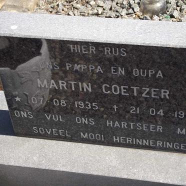 COETZER Martin 1935-1984