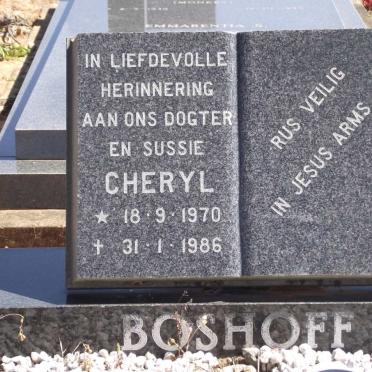 BOSHOFF Cheryl 1970-1986