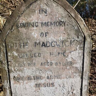 MADGWICK Ruth -1938