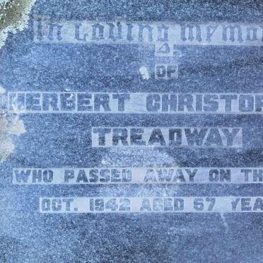 TREADWAY Herbert Christopher -1942