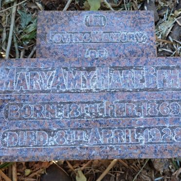 BEHR Mary Amy Hare 1869-1928