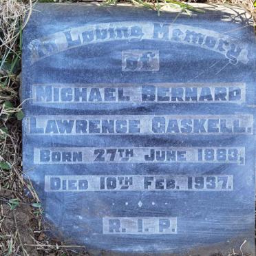 GASKELL Michael Bernard Lawrence 1883-1937