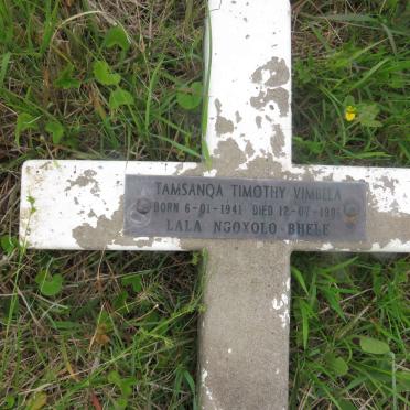 VIMBELA Tamsanqa Timothy 1941-1996