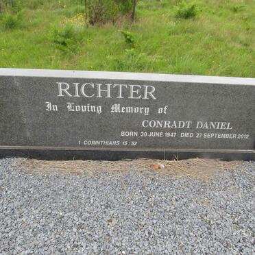 RICHTER Conradt Daniel 1947-2012
