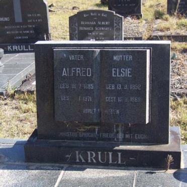 KRULL Alfred 1885-1971 &amp; Elsie 1892-1969