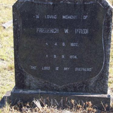 WEIMANN Friederich W. 1892-1974