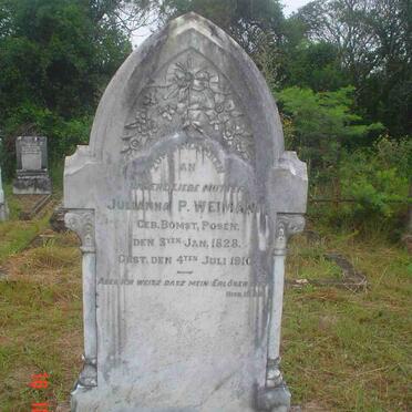 WEIMANN Julianna P. 1828-1910