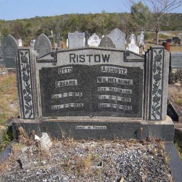 RISTOW Otto Eduard 1875-1958 &amp; Auguste Wilhelmine HAGEMANN 1878-1943