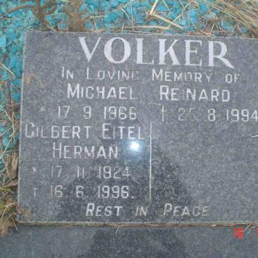 VOLKER Michael Reinard 1966-1994 :: VOLKER Gilbert Eitel Herman 1924-1996