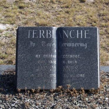 TERBLANCHE Jan Johannes 1913-1982