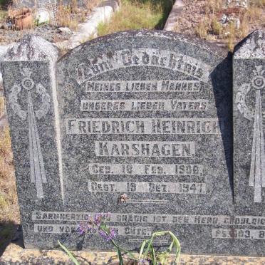 KARSHAGEN Friedrich Heinrich 1906-1947