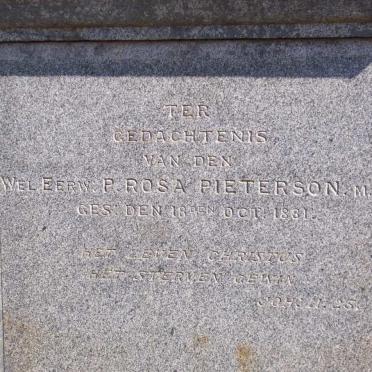 PIETERSON P. Rosa -1881
